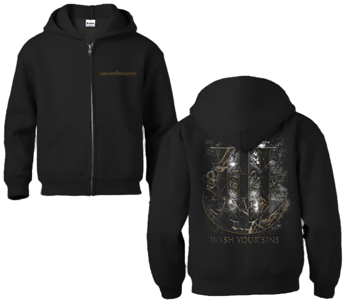 Script Logo Zip Up Hoodie